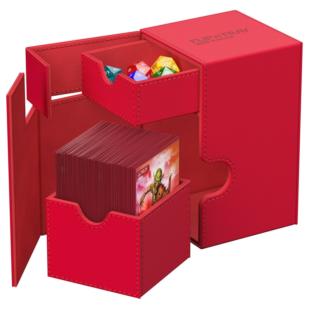 Image produit Ultimate Guard Flip'n'Tray 100+ Xenoskin - Rouge