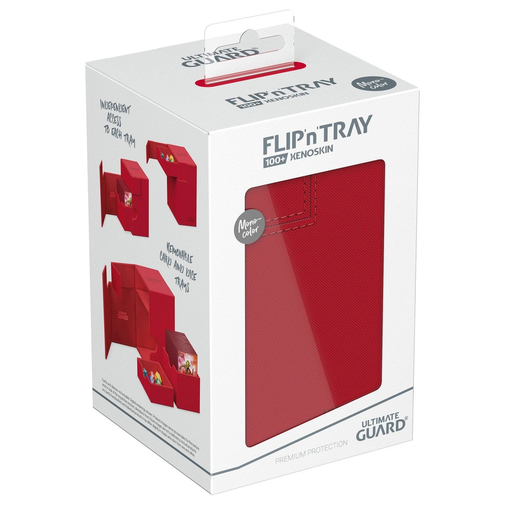 Image produit Ultimate Guard Flip'n'Tray 100+ Xenoskin - Rouge