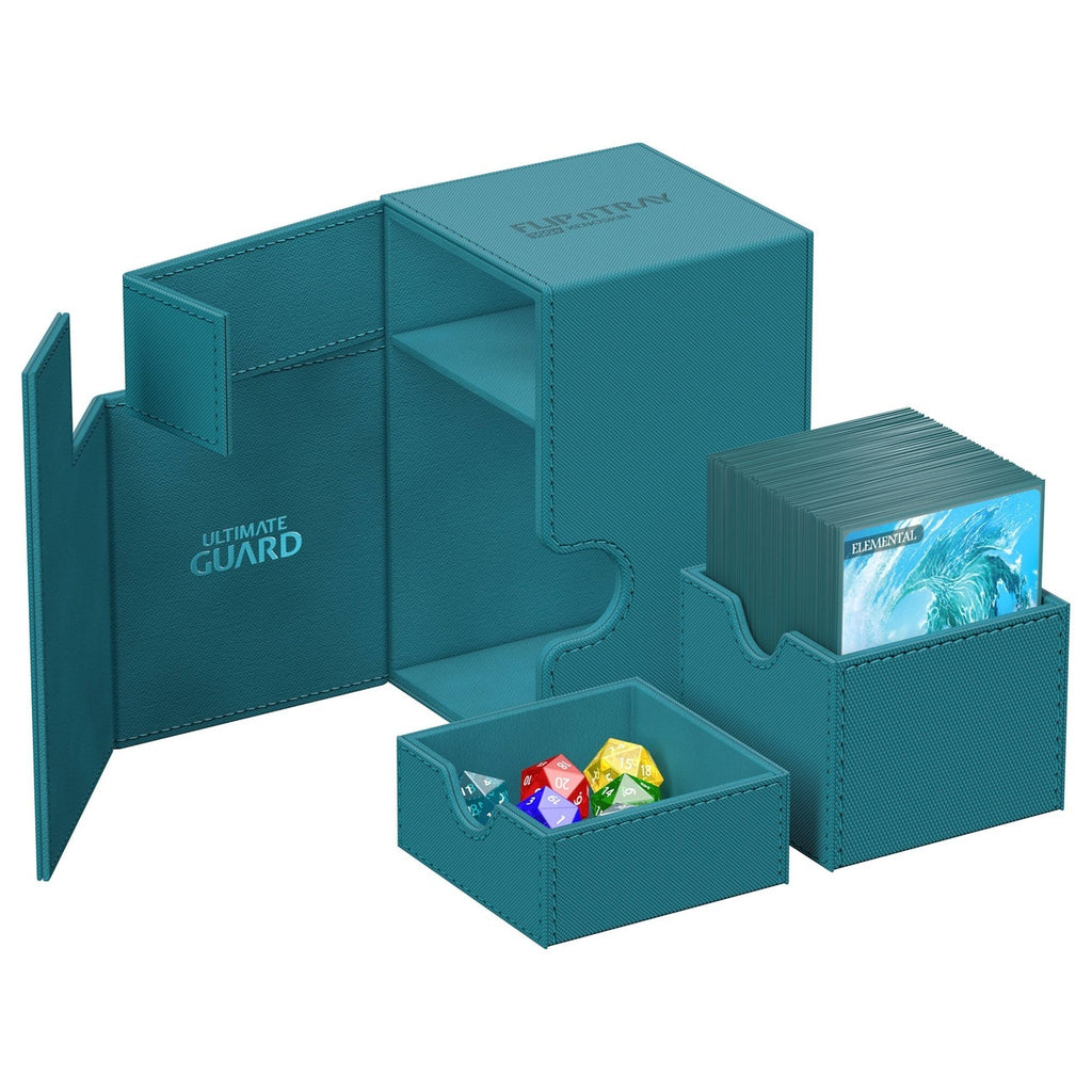 Immagine del prodotto Ultimate Guard Flip'n'Tray 100+ Xenoskin - Petrolio