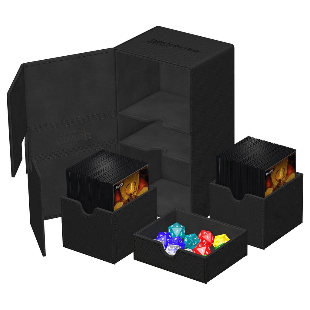 Immagine del prodotto Ultimate Guard Twin Flip'n'Tray 200+ Xenoskin - Nero