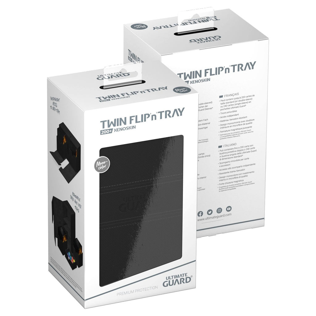 Immagine del prodotto Ultimate Guard Twin Flip'n'Tray 200+ Xenoskin - Nero