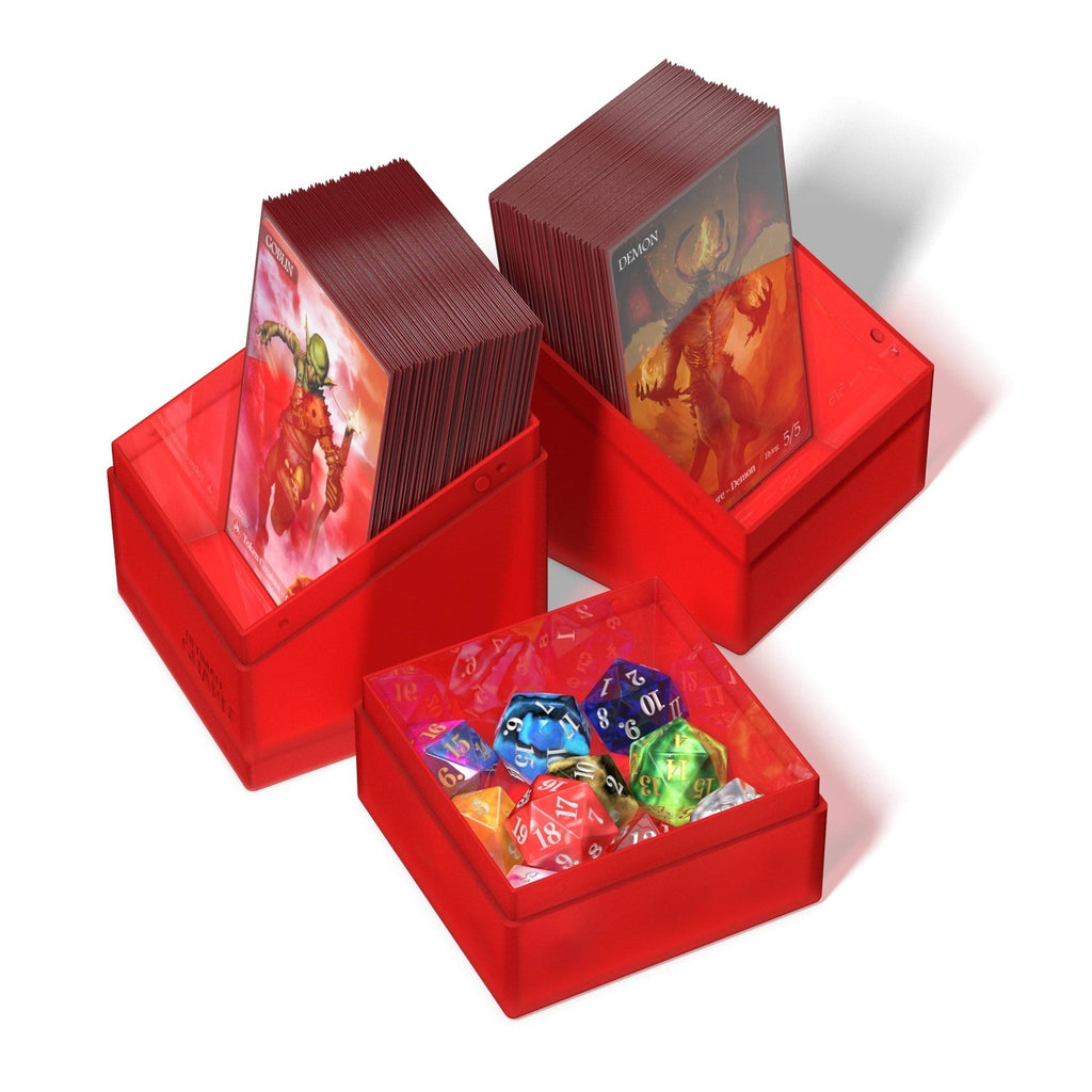 Image produit Ultimate Guard Boulder'n'Tray 100+ - Ruby