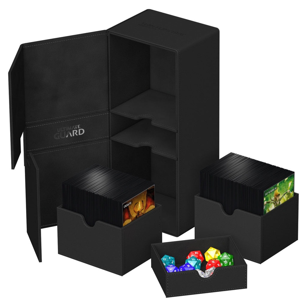 Produktbild Ultimate Guard Twin Flip'n'Tray 266+ Xenoskin - Black