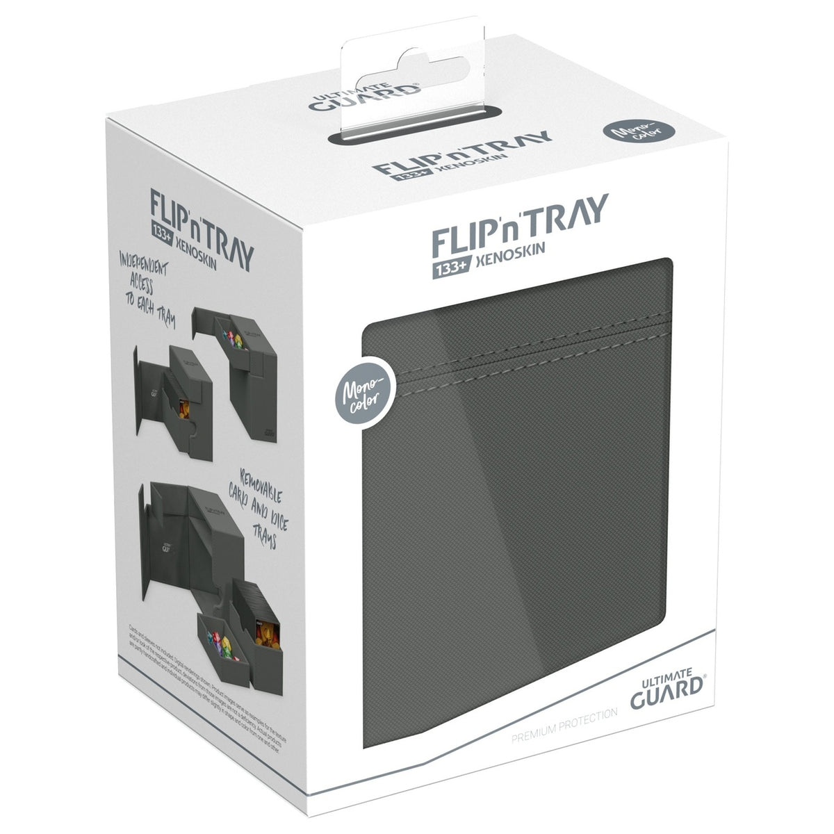 Image produit Ultimate Guard Flip'n'Tray 133+ Xenoskin - Gris