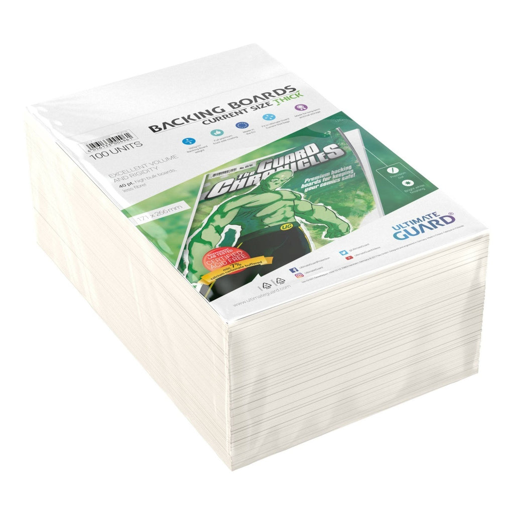 Image produit Ultimate Guard Comic Backing Boards (100) - Current Size Épais