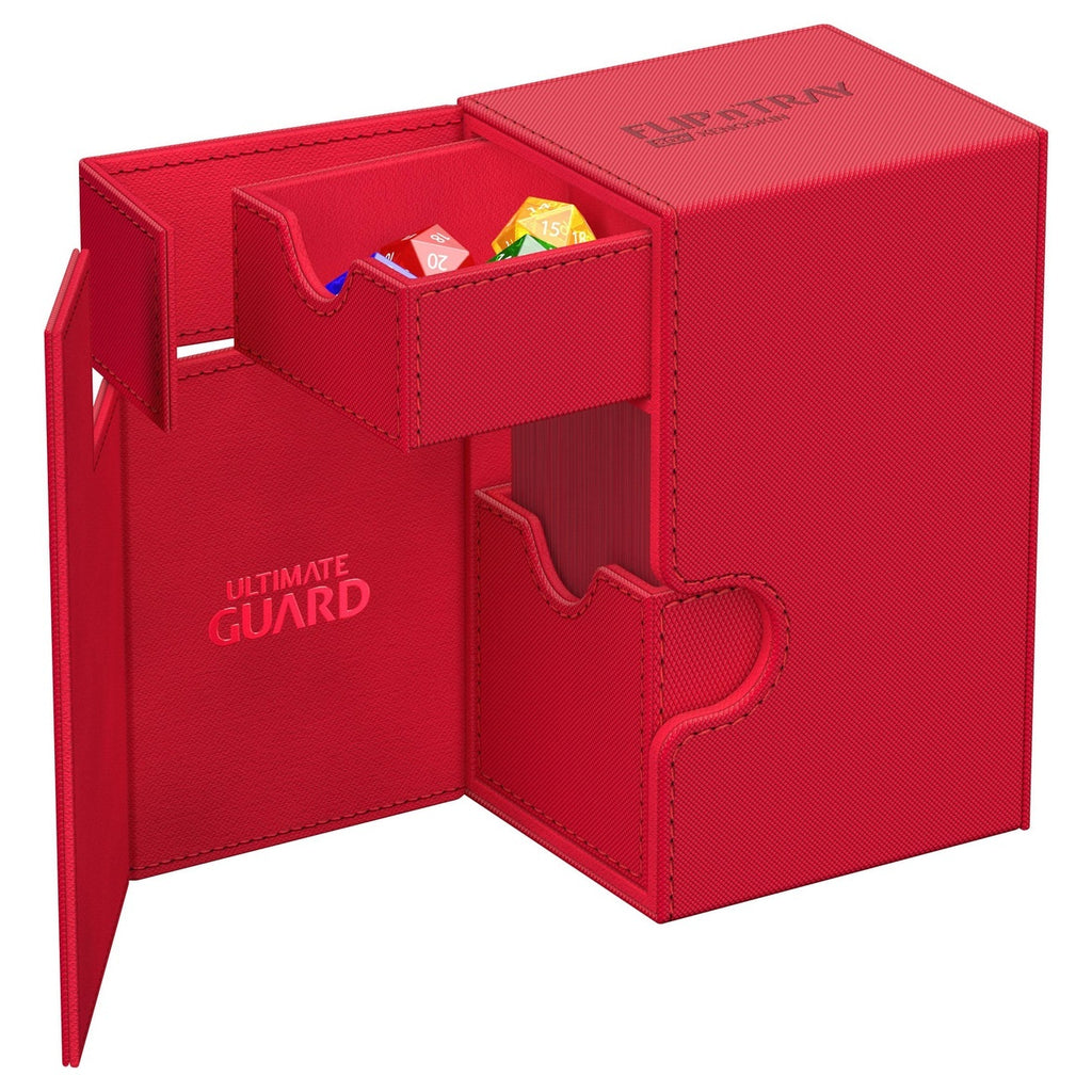 Image produit Ultimate Guard Flip'n'Tray 80+ Xenoskin - Rouge