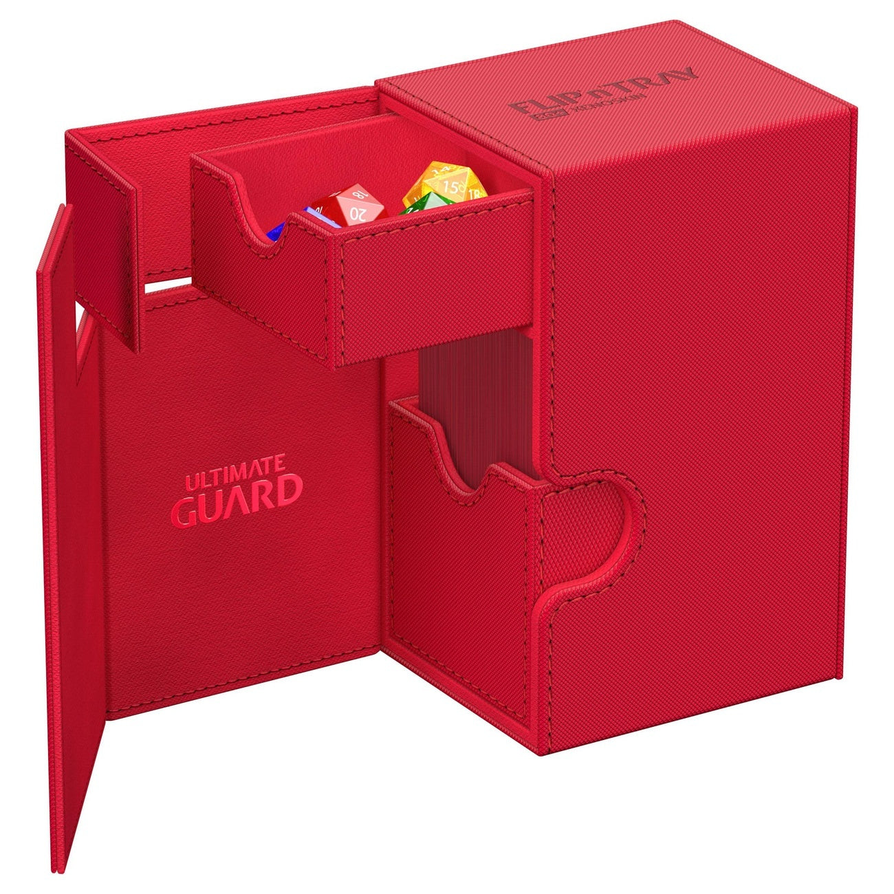 Image produit Ultimate Guard Flip'n'Tray 80+ Xenoskin - Rouge