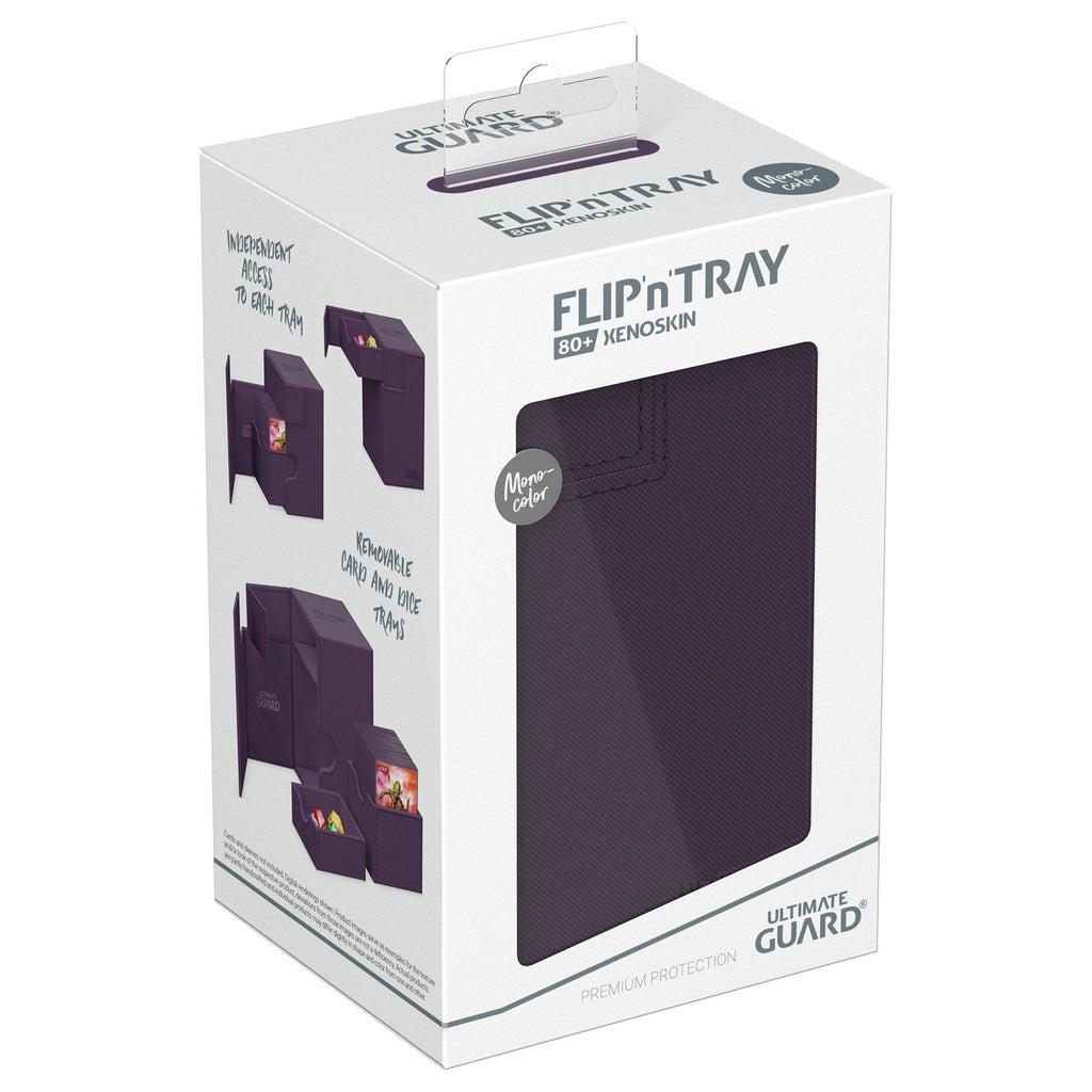 Image produit Ultimate Guard Flip'n'Tray 80+ Xenoskin – Violet