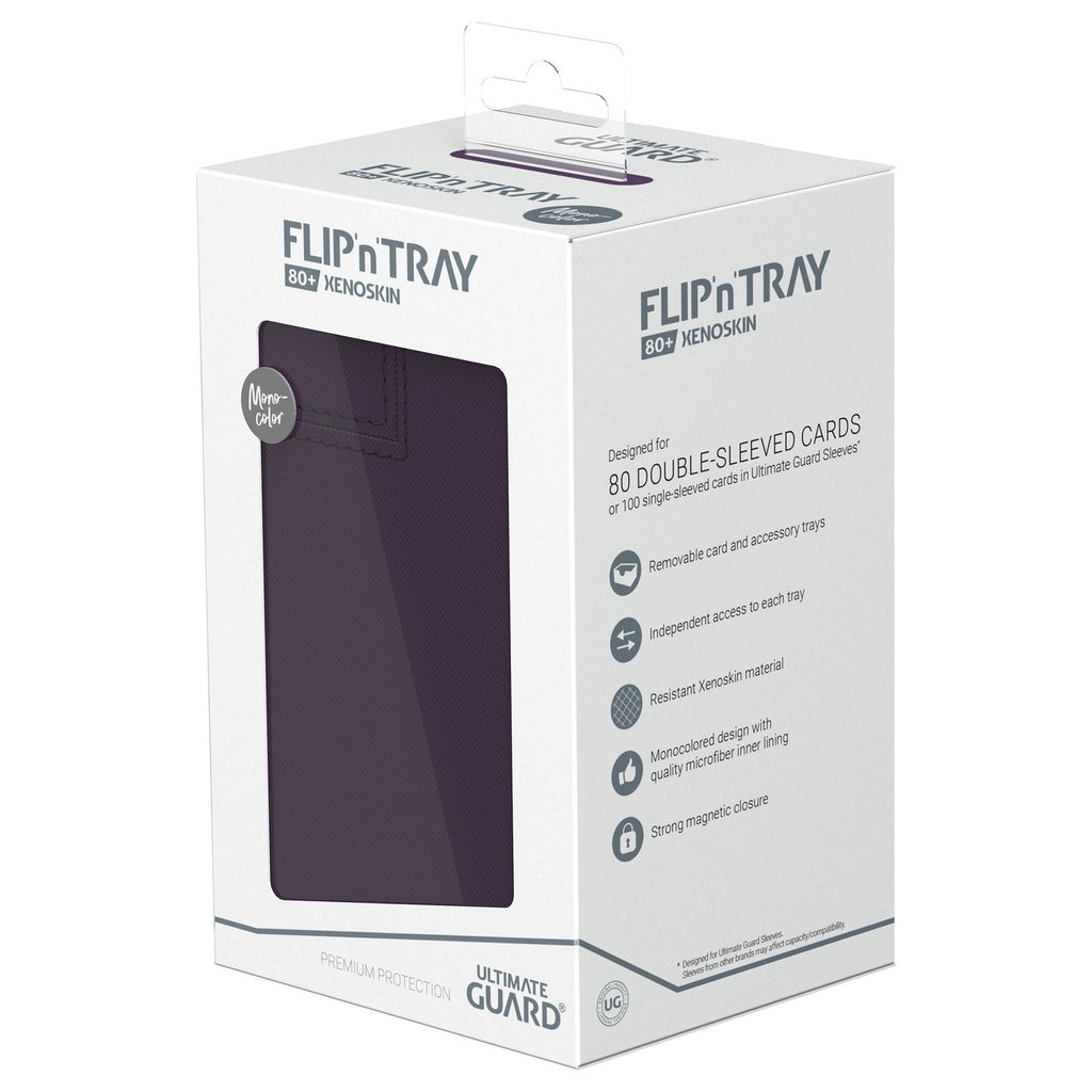 Image produit Ultimate Guard Flip'n'Tray 80+ Xenoskin – Violet