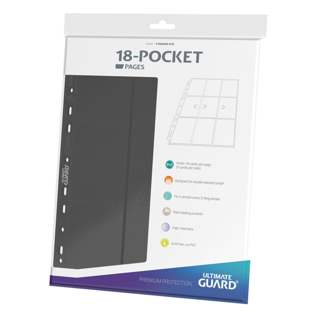Produktbild Ultimate Guard 18-Pocket Pages Side-Loading (10) - Grey