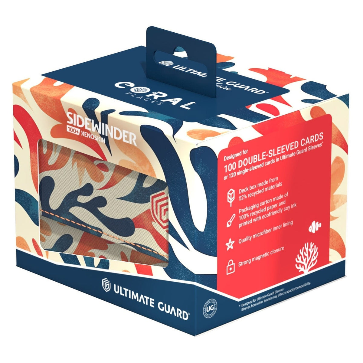 Immagine del prodotto Ultimate Guard Sidewinder 100+ Xenoskin 2025 Esclusiva "Coral Places" - Mellow Sea