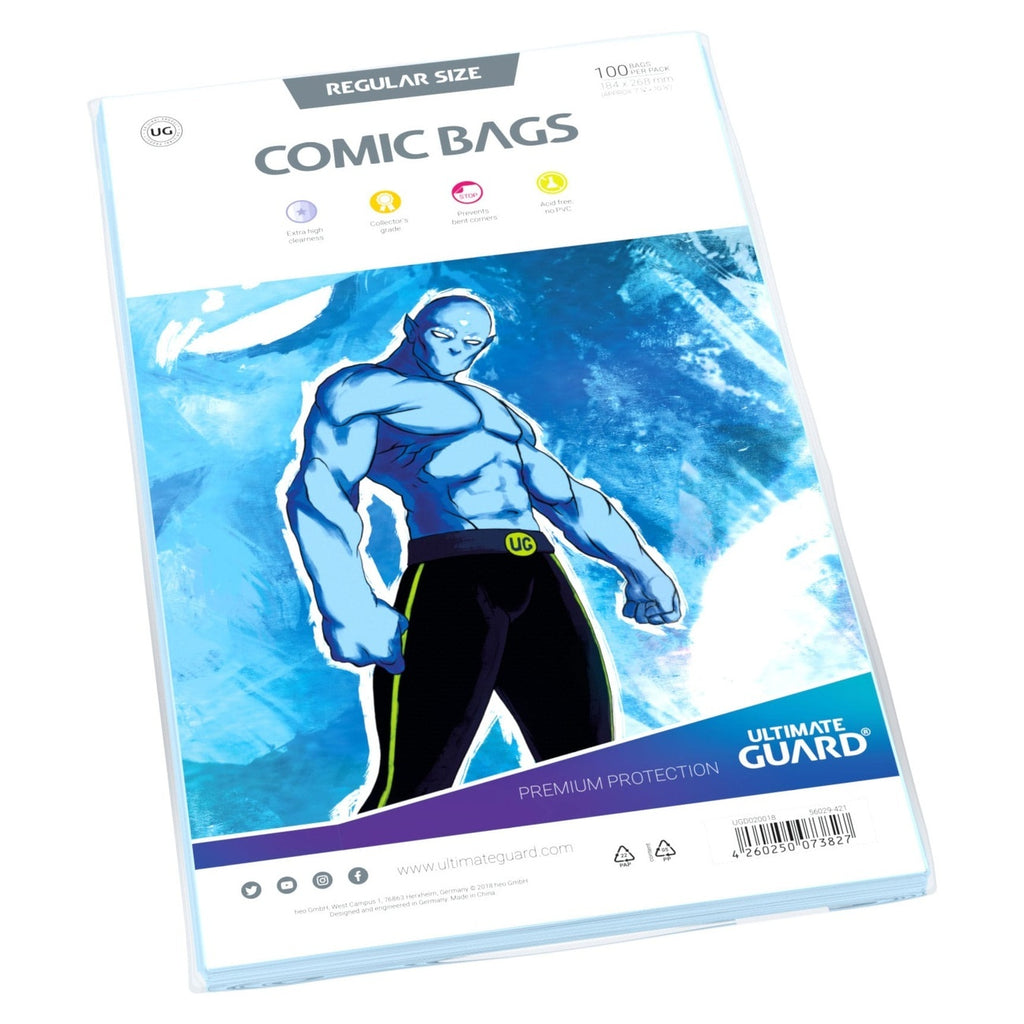 Image produit Ultimate Guard Comic Bags Standard (100) - Taille standard