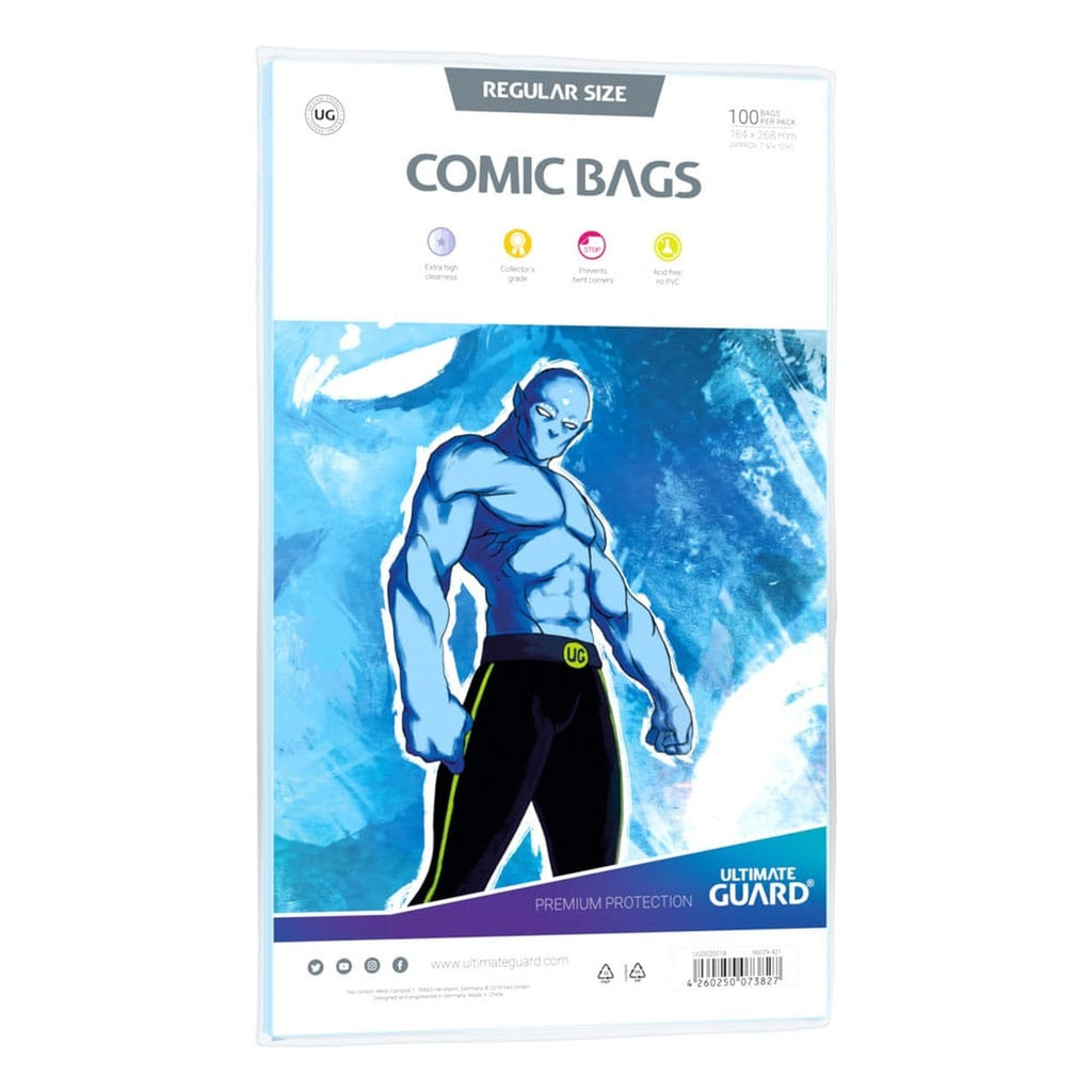 Image produit Ultimate Guard Comic Bags Standard (100) - Taille standard