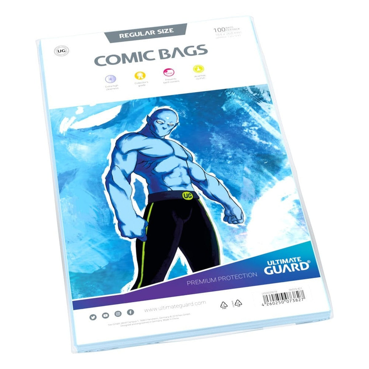 Image produit Ultimate Guard Comic Bags Standard (100) - Taille standard