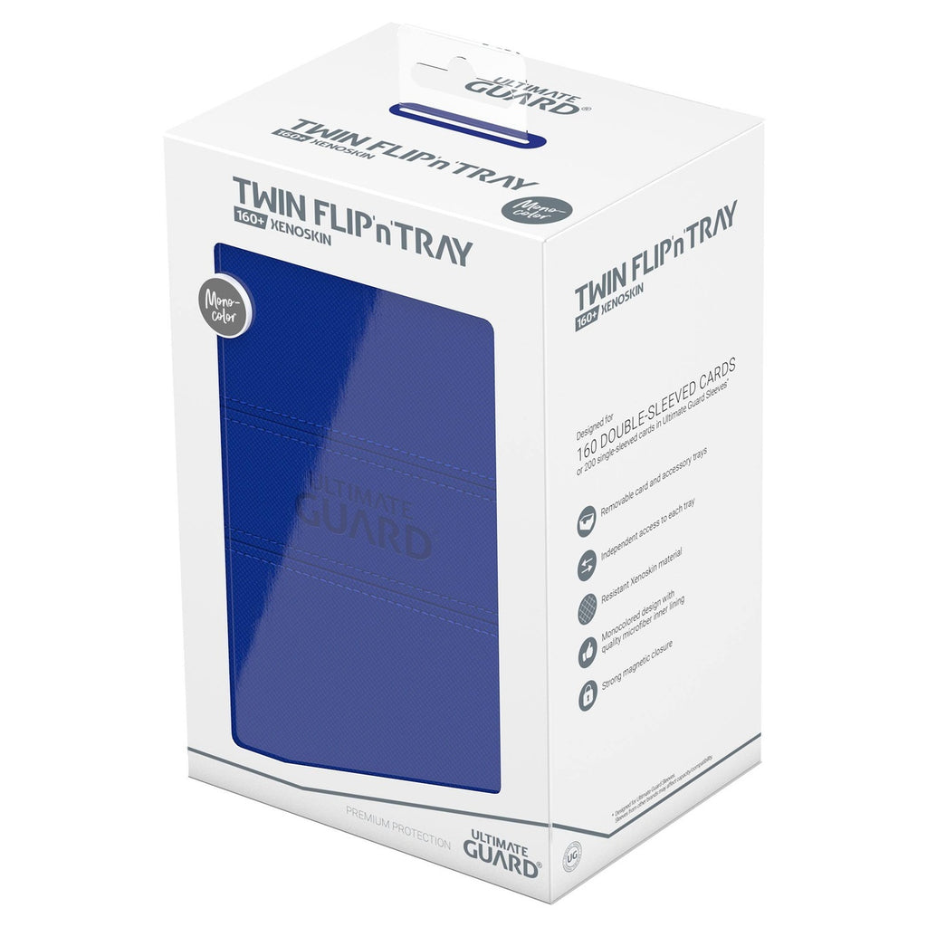 Immagine del prodotto Ultimate Guard Twin Flip'n'Tray 160+ Xenoskin - Blu