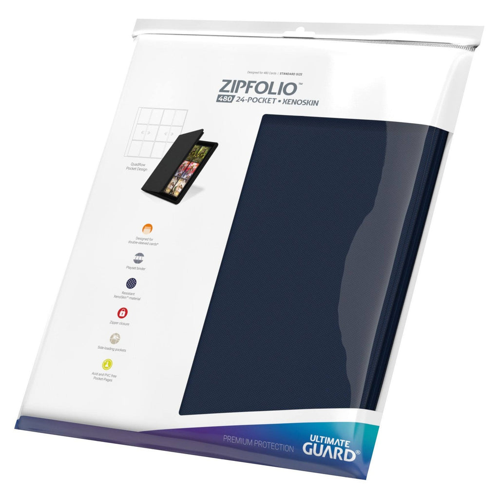 Immagine del prodotto Ultimate Guard Zipfolio 480 24 tasche Xenoskin - Blu