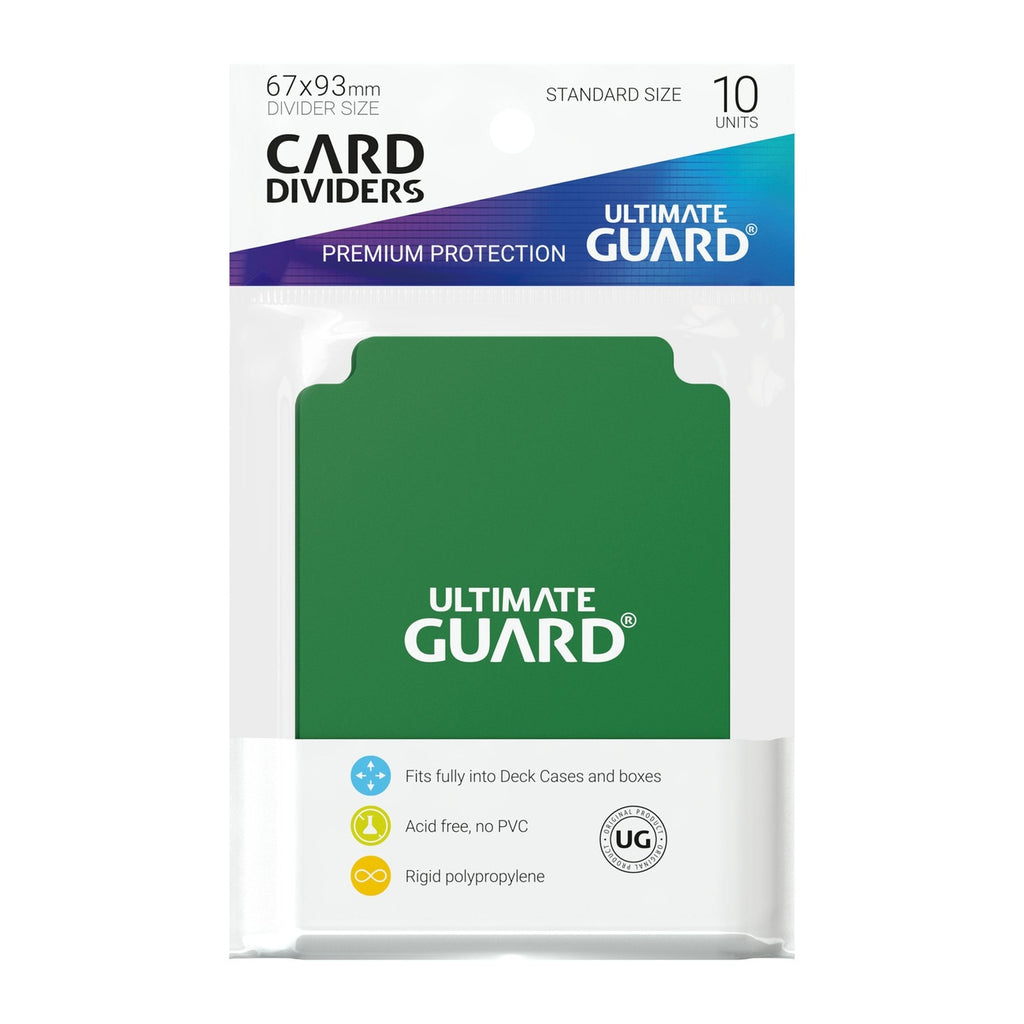 Immagine del prodotto Ultimate Guard Divisori per carte Formato standard (10) - Verde