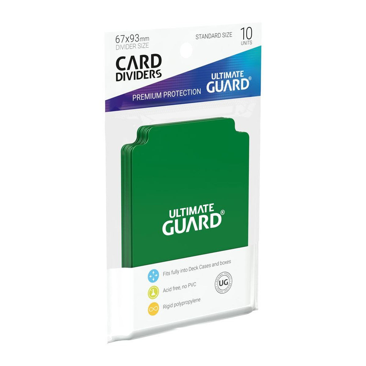 Immagine del prodotto Ultimate Guard Divisori per carte Formato standard (10) - Verde