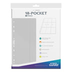 Image produit Ultimate Guard Feuilles 18 Poches à Insertion Latérale (10) - Blanc