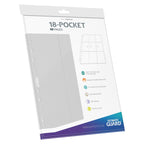 Image produit Ultimate Guard Feuilles 18 Poches à Insertion Latérale (10) - Blanc
