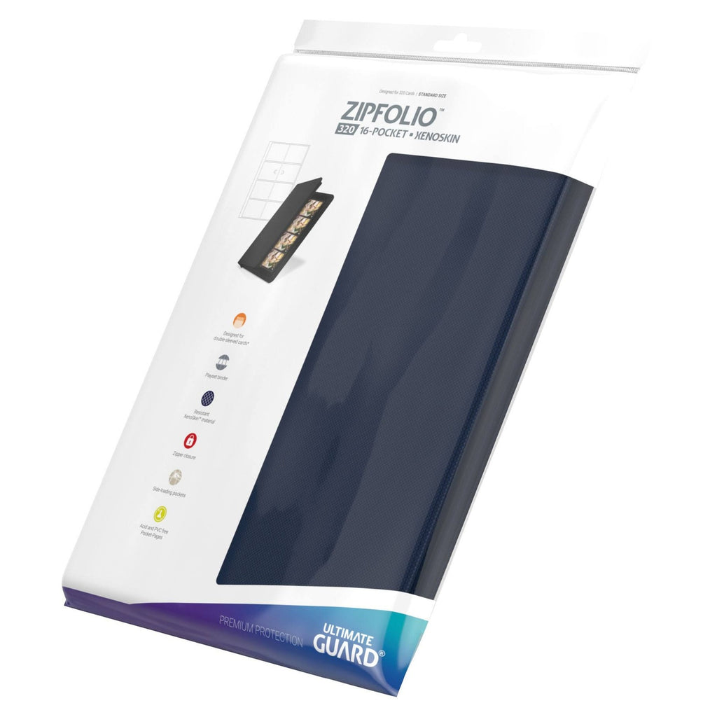 Image produit Ultimate Guard Zipfolio 320 16-Pocket Xenoskin - Bleu