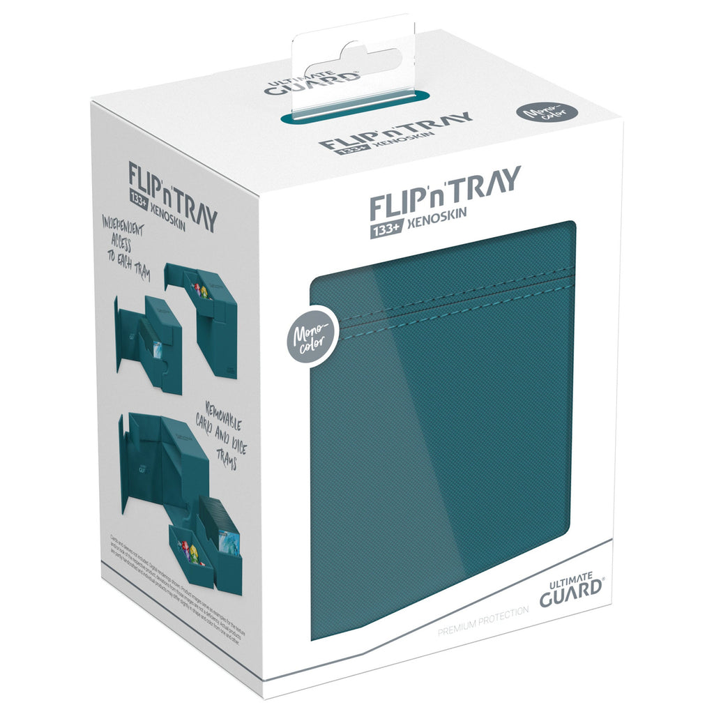 Image produit Ultimate Guard Flip'n'Tray 133+ Xenoskin - Pétrole