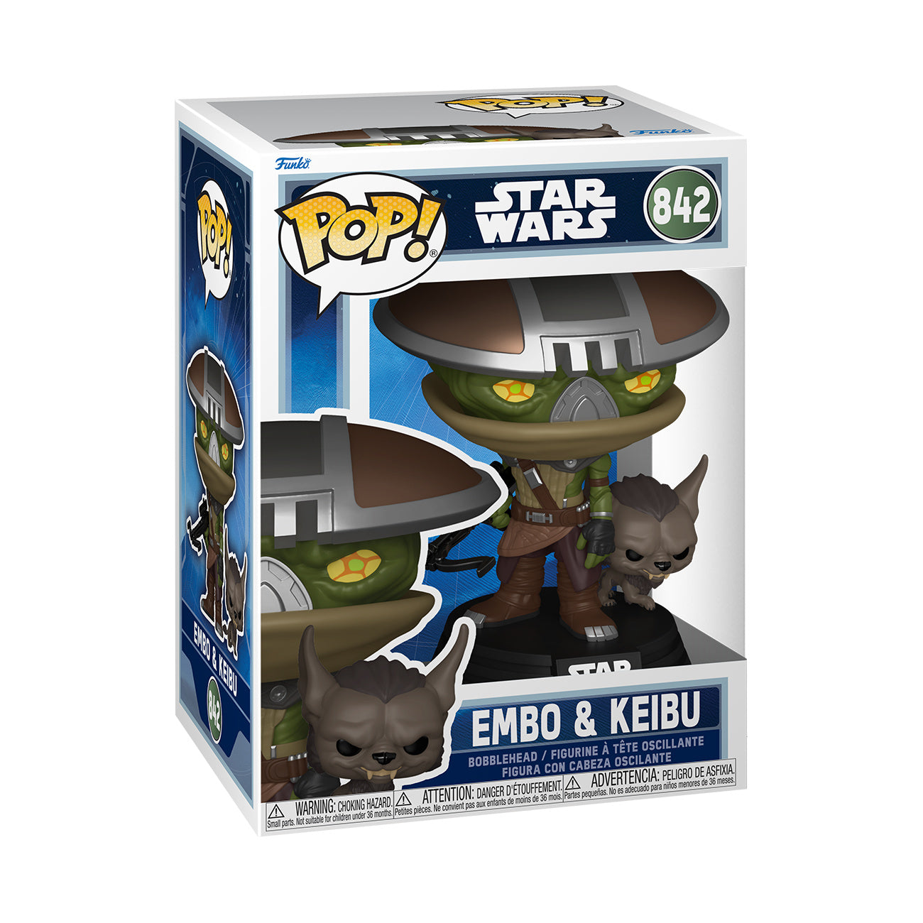 Image produit Figurine Funko Pop Buddy Embo et Keibu à tête oscillante - Star Wars