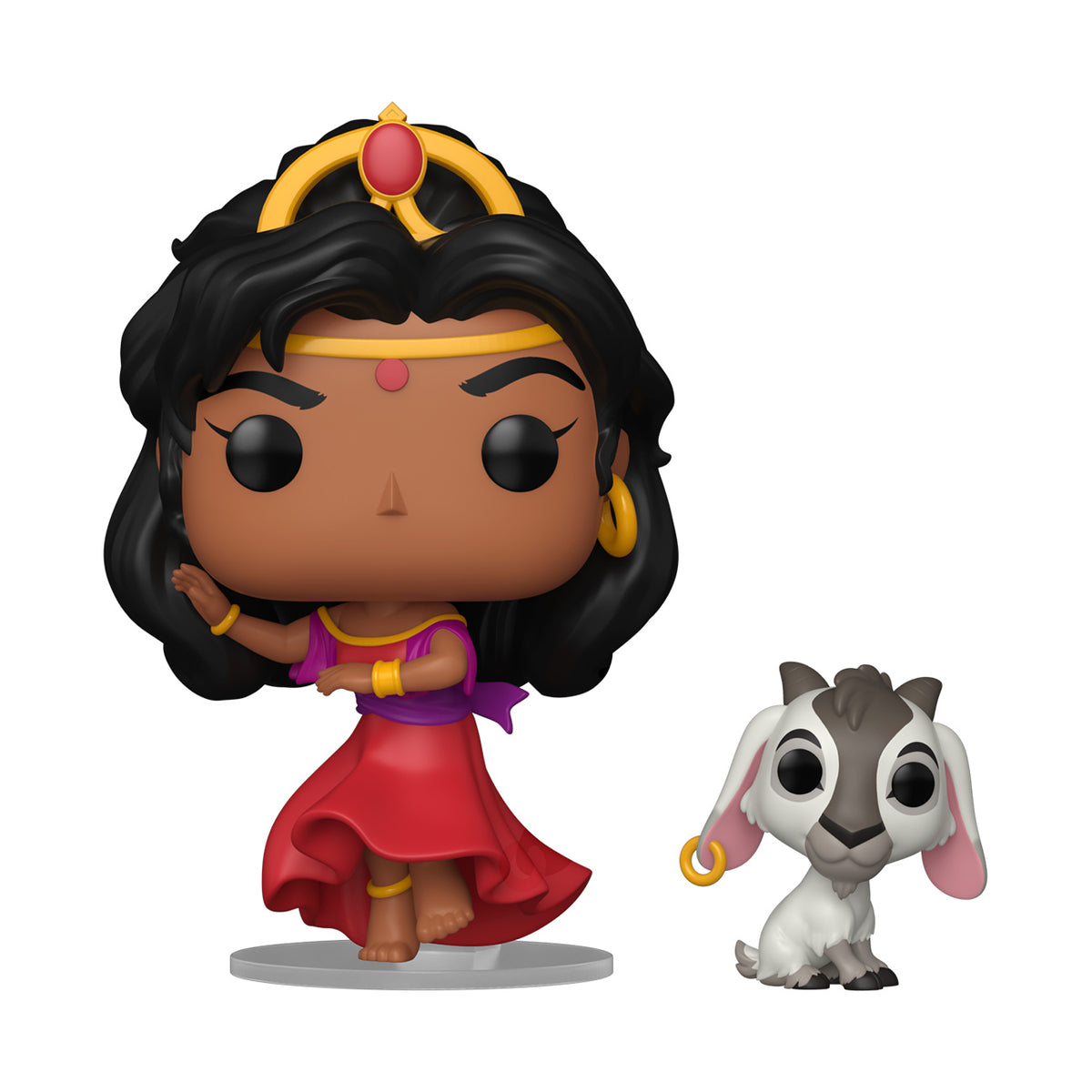 Produktbild Der Glöckner von Notre Dame - Esmeralda mit Djali Funko Pop Figur