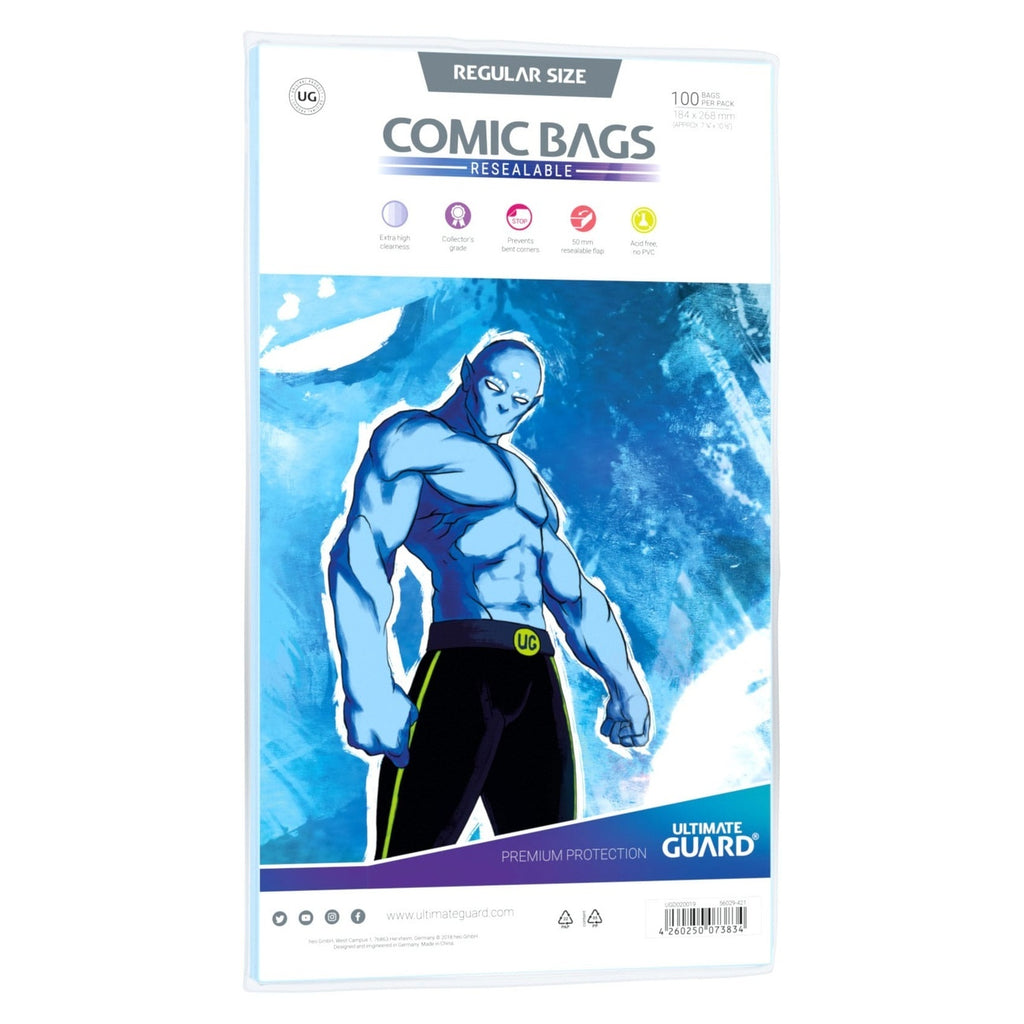Immagine del prodotto Ultimate Guard Comic Bags richiudibili (100) - Formato standard