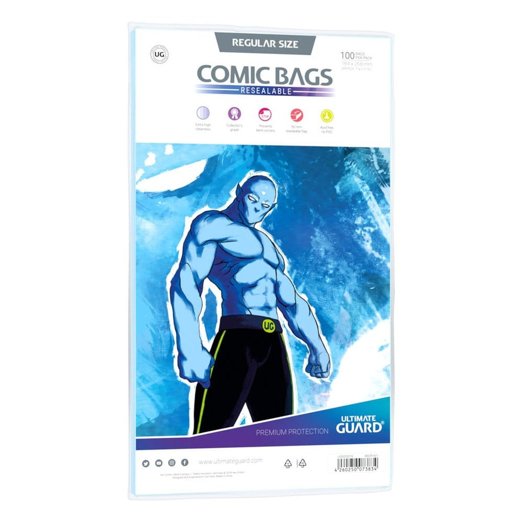 Immagine del prodotto Ultimate Guard Comic Bags richiudibili (100) - Formato standard