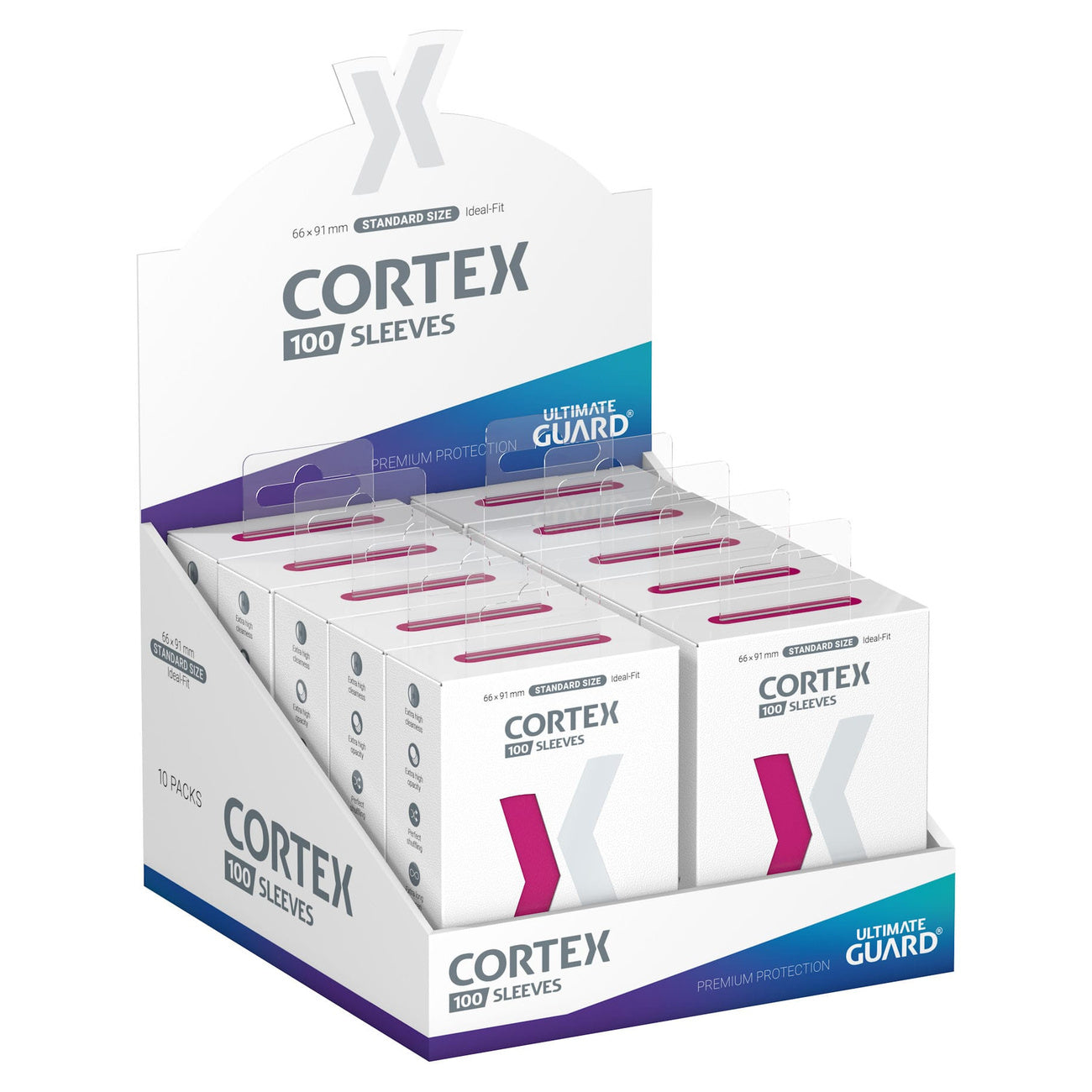 Produktbild Ultimate Guard Cortex Sleeves Standard Size (100) - Pink