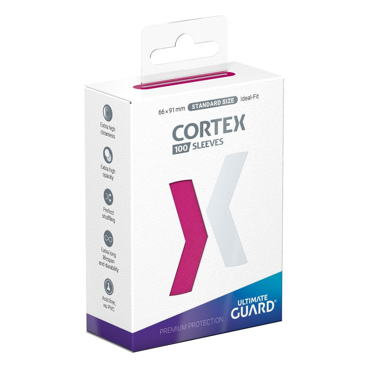 Produktbild Ultimate Guard Cortex Sleeves Standard Size (100) - Pink