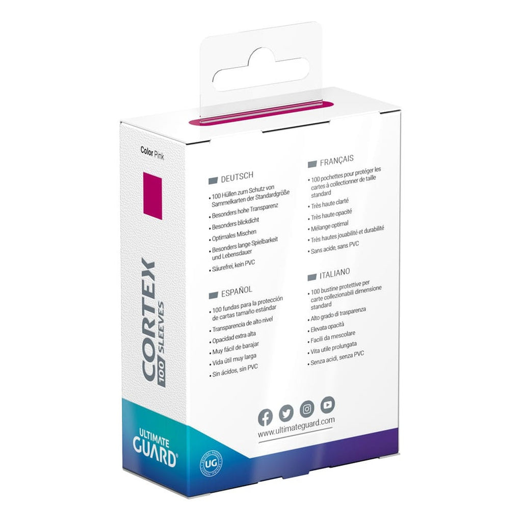Produktbild Ultimate Guard Cortex Sleeves Standard Size (100) - Pink