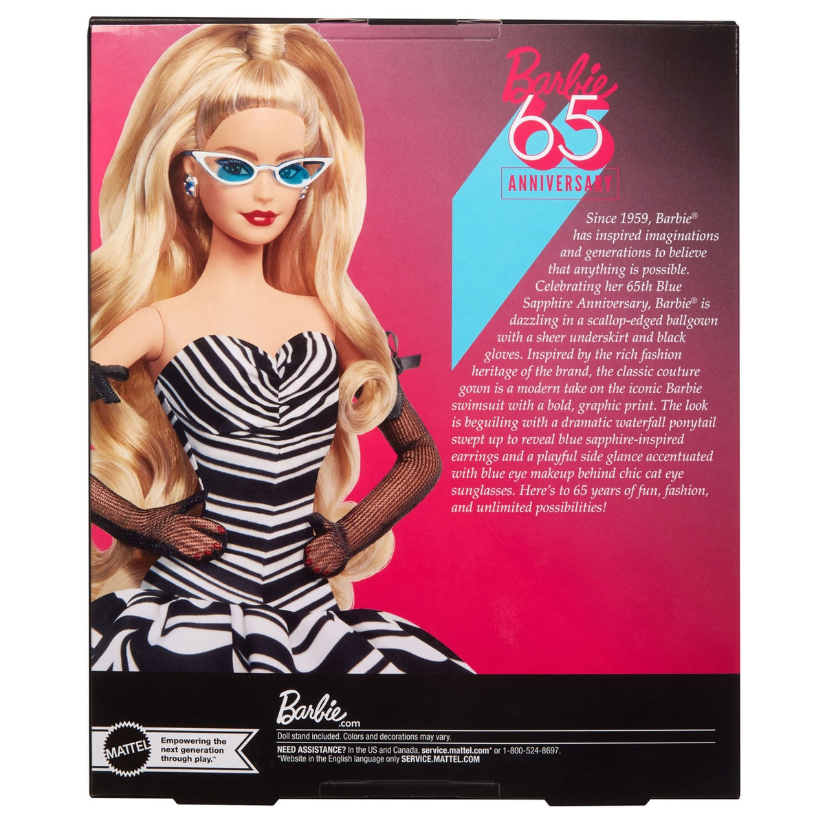 Produktbild Barbie Signature Puppe 65th Anniversary Blonde