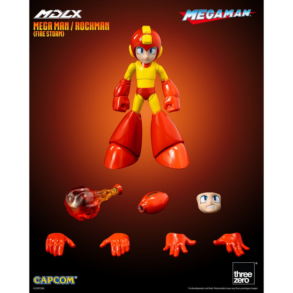 Produktbild Mega Man MDLX Actionfigur Mega Man / Rockman (Fire Storm) 10 cm