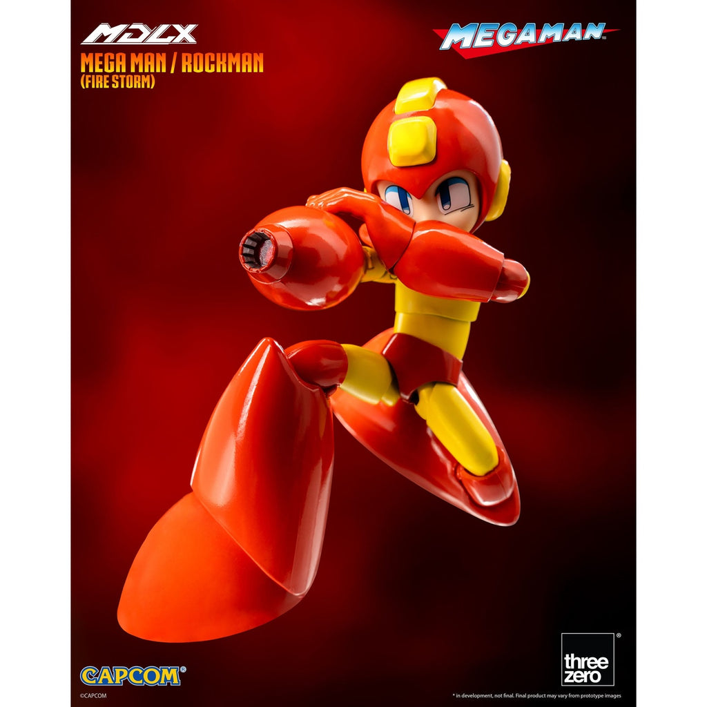 Produktbild Mega Man MDLX Actionfigur Mega Man / Rockman (Fire Storm) 10 cm