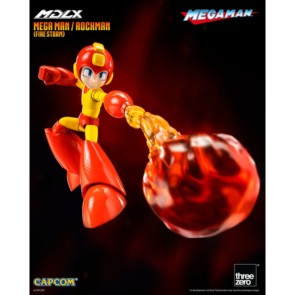 Produktbild Mega Man MDLX Actionfigur Mega Man / Rockman (Fire Storm) 10 cm