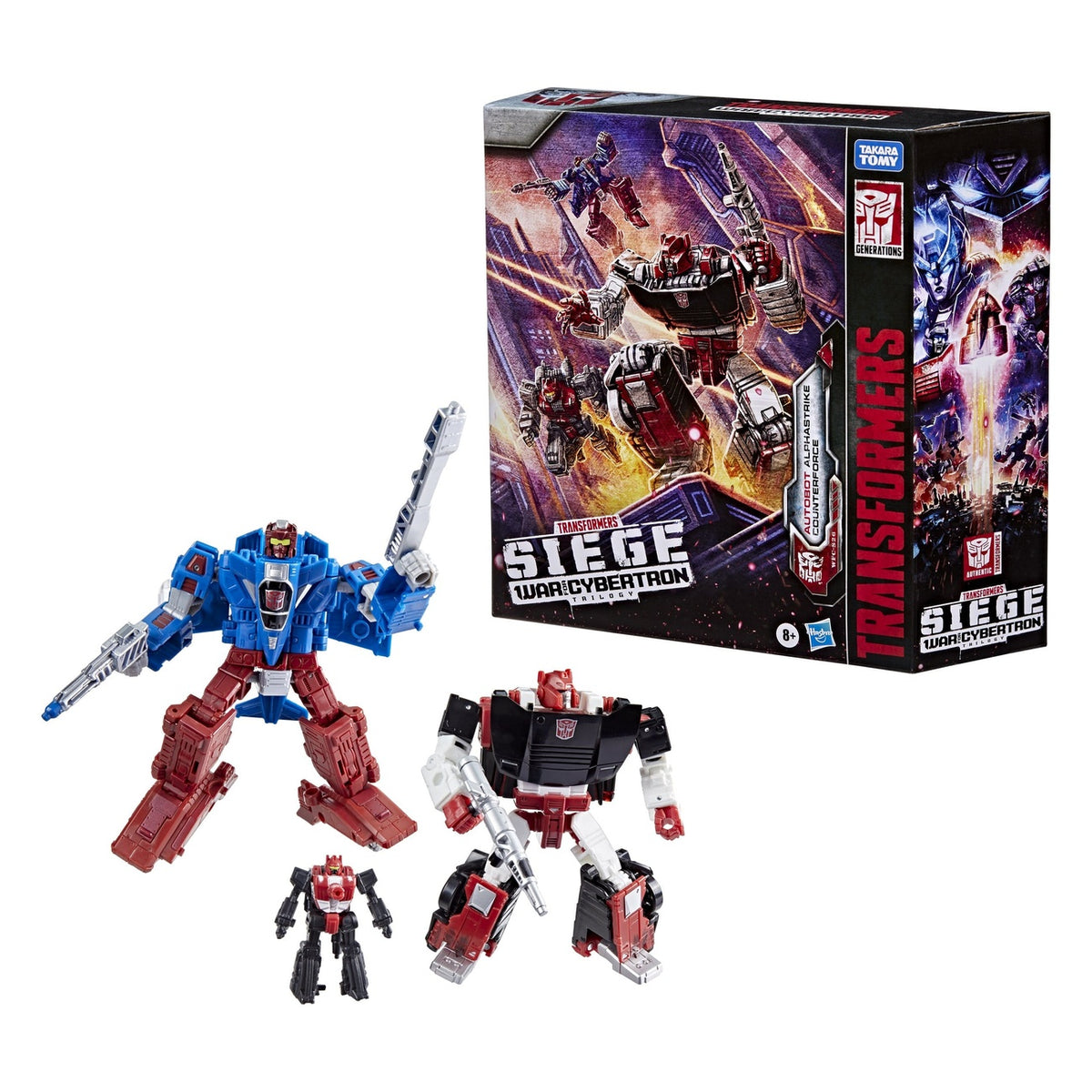 Produktbild Transformers Generations War for Cybertron: Siege Actionfiguren 3er-Pack Autobot Alphastrike Counterforce
