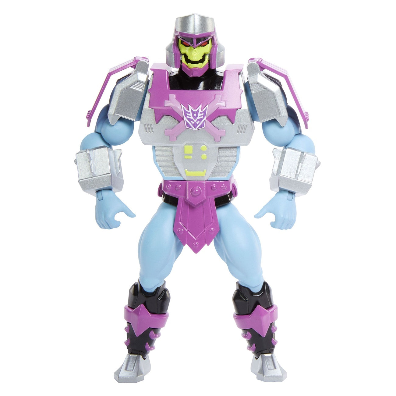 Produktbild Masters of the Universe x Transformers Actionfigur Megatron Armor Skeletor heo European Exclusive 14 cm