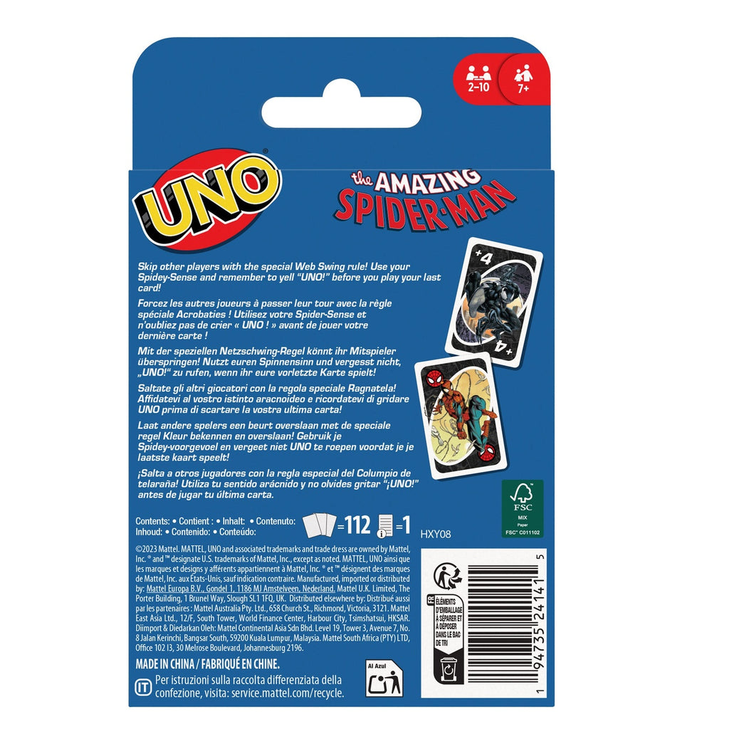 Image produit UNO Jeu de Cartes The Amazing Spider-Man