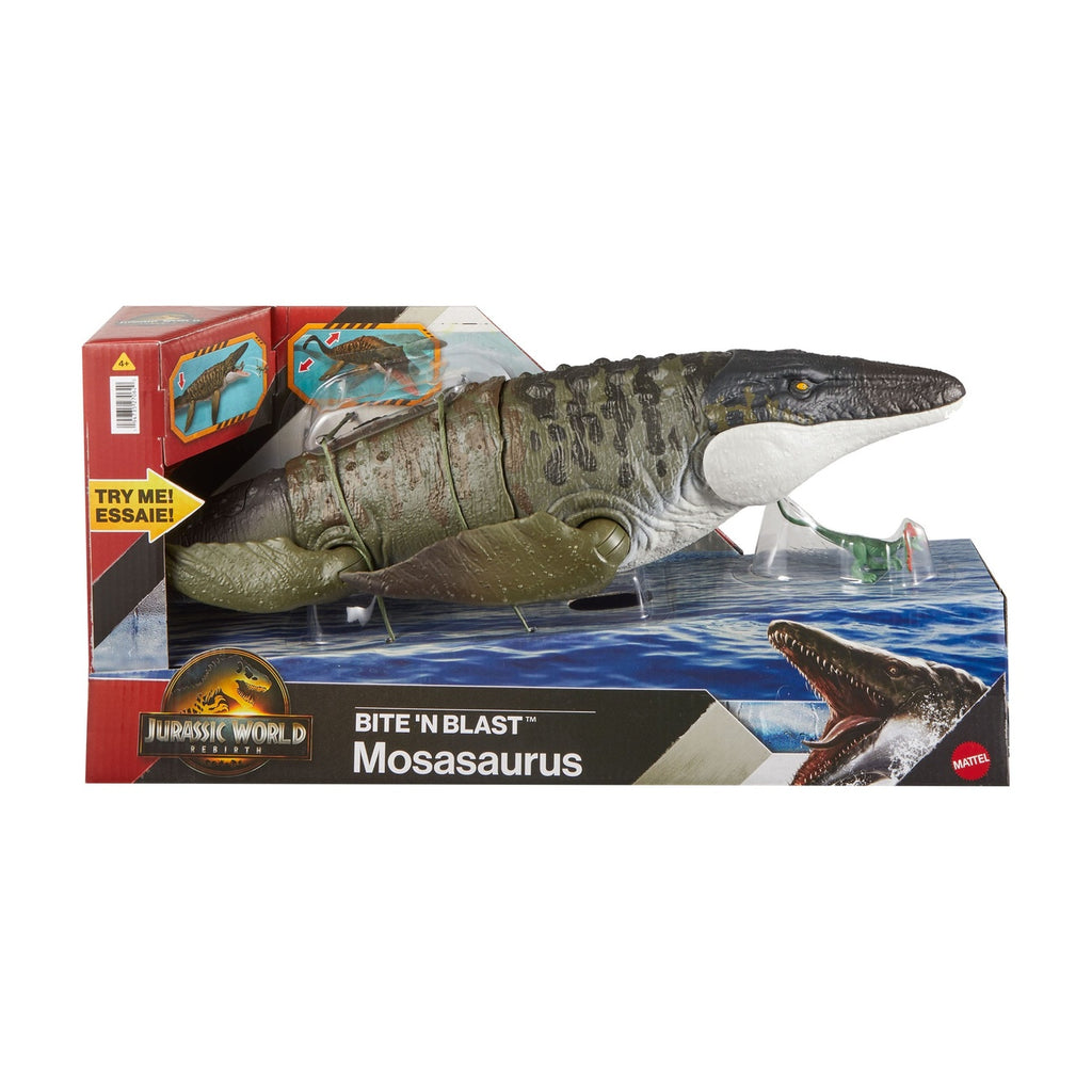 Image produit Jurassic World: Rebirth Figurine d'action Mosasaure Bite 'n Blast 65 cm