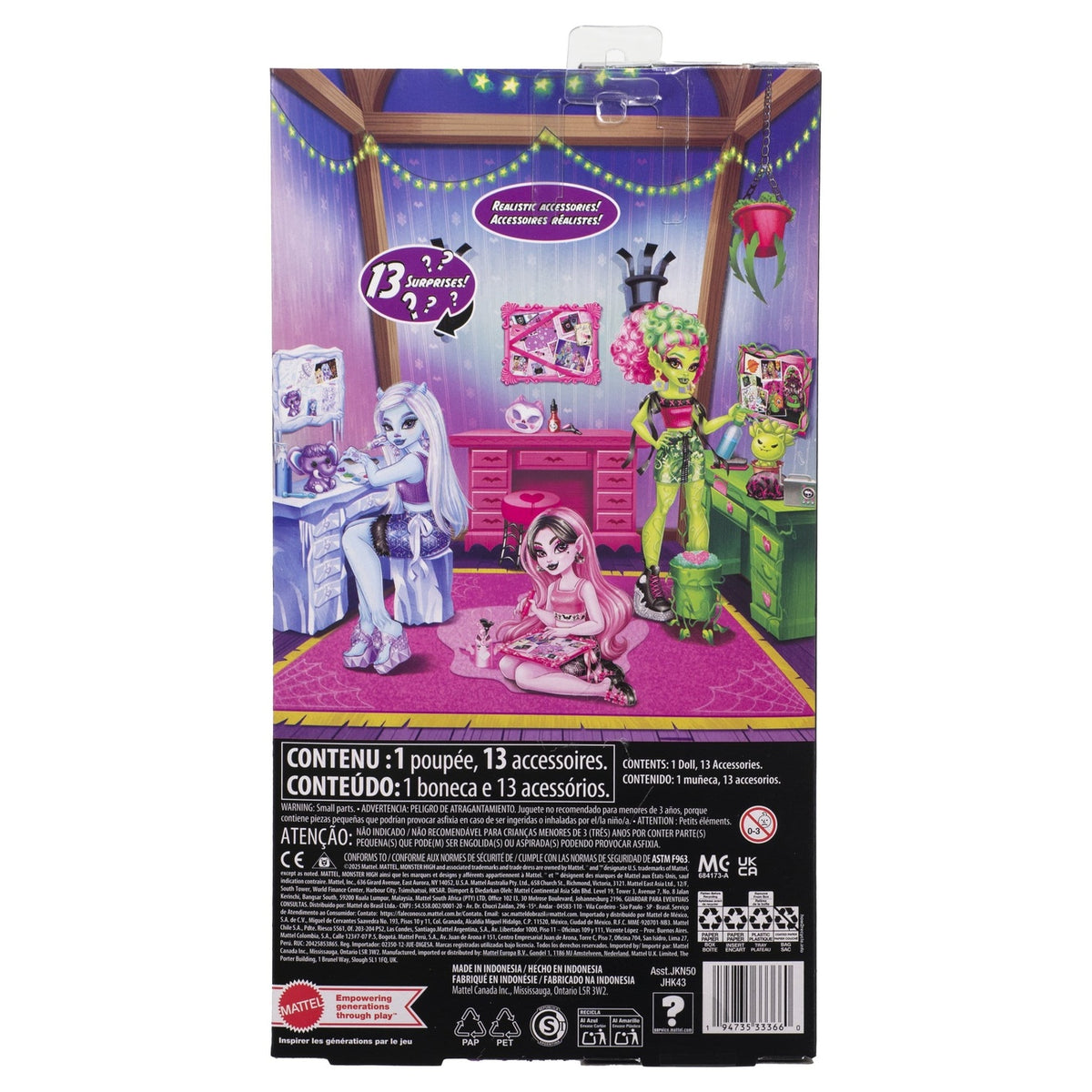 Immagine del prodotto Monster High Bambola Self-Scare Secrets Draculaura