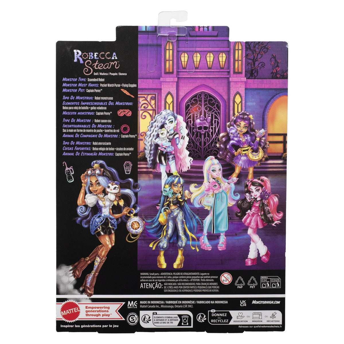 Immagine del prodotto Bambola Monster High Robecca Steam