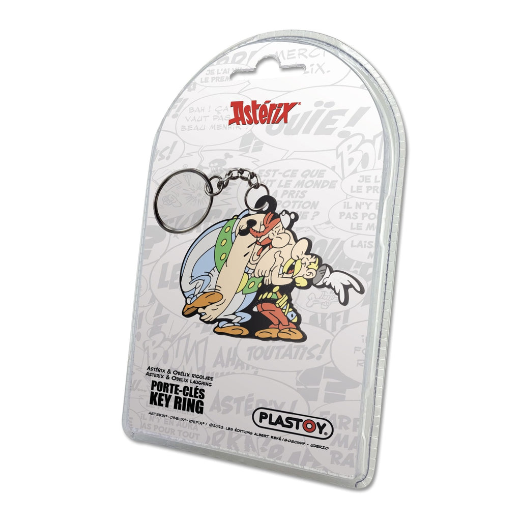 Immagine del prodotto Asterix Portachiavi Asterix & Obelix che Ridono 9 cm