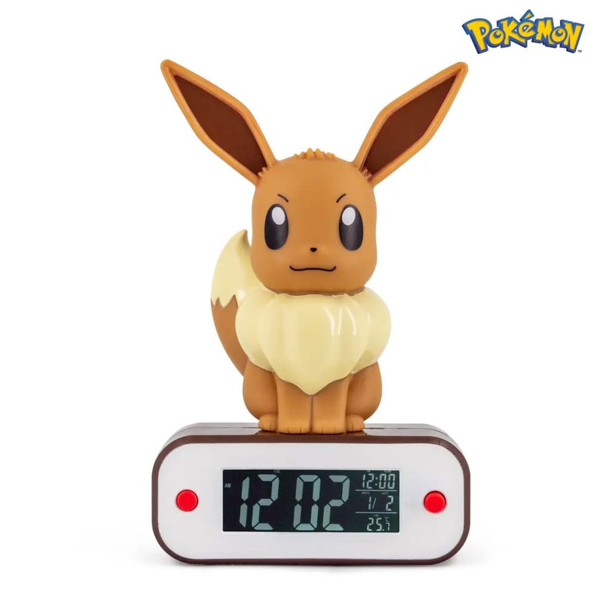 Immagine del prodotto Sveglia Pokémon con funzione luminosa Eevee 18 cm