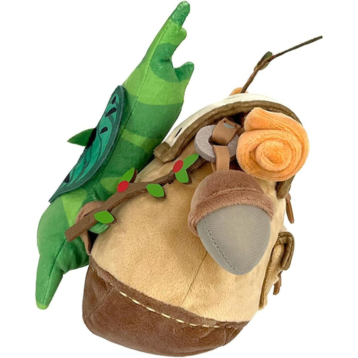 Produktbild The Legend of Zelda: Tears of the Kingdom Plüschfigur ZP04 Korok with Backpack Brown 17 cm
