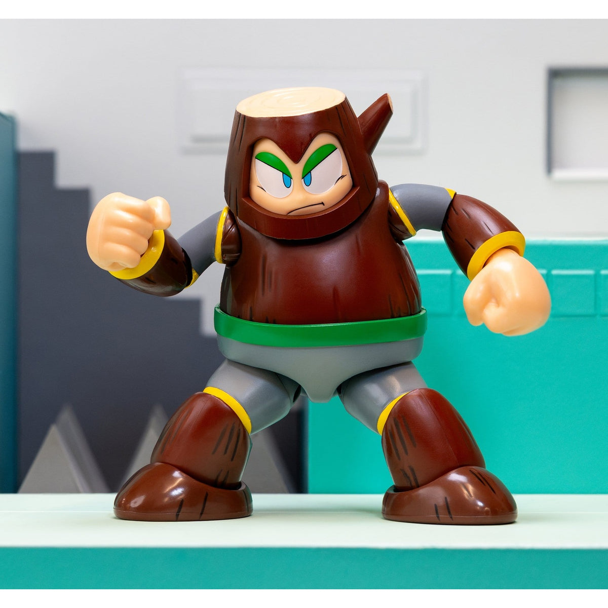 Image produit Figure d'action Mega Man Wood Man 11 cm