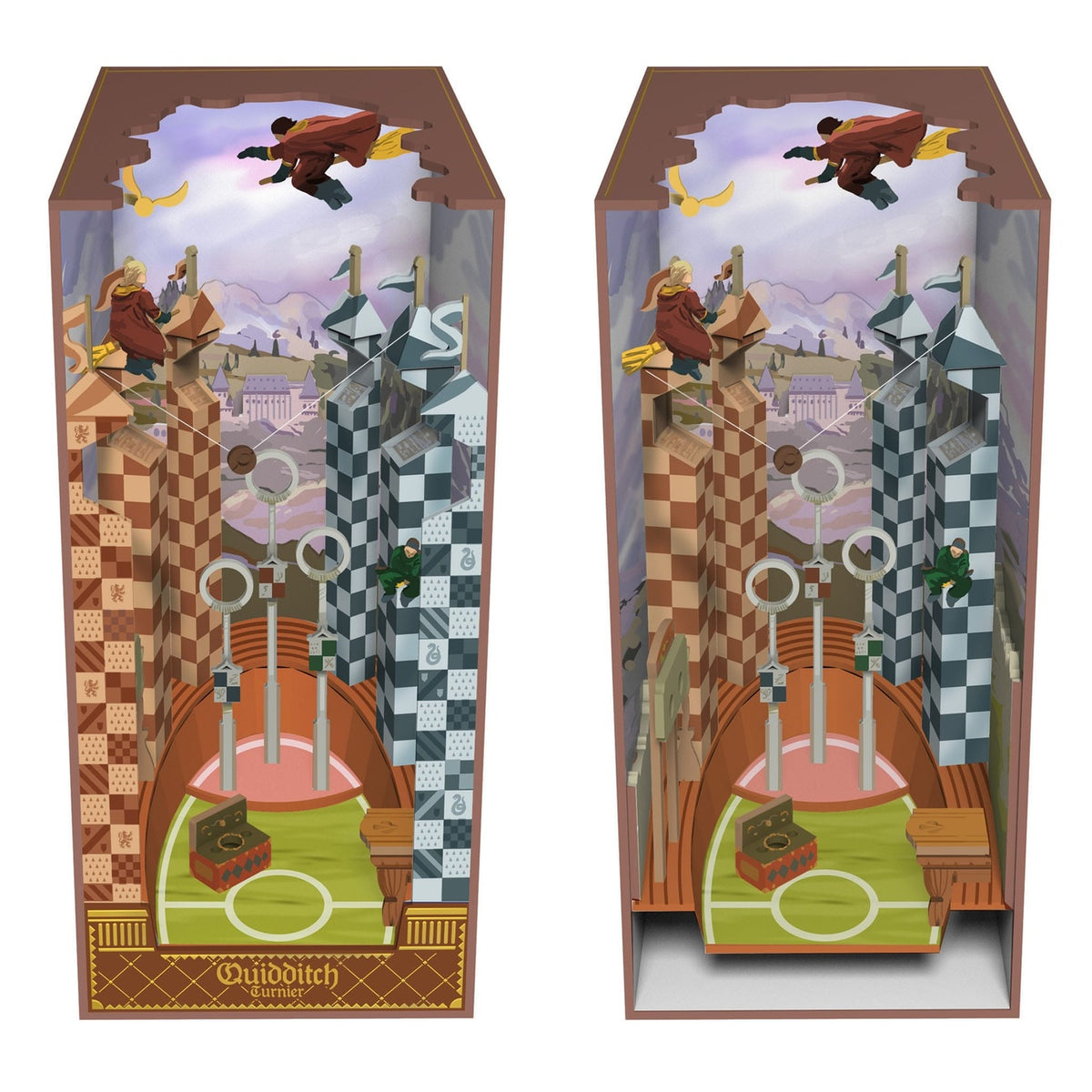 Produktbild Harry Potter Tiny Adventures Book Nook Mini-Diorama Quidditchfeld 23 cm