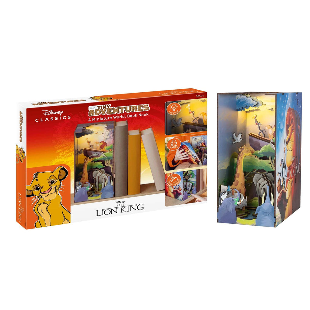 Image produit Disney Tiny Adventures Book Nook Mini-Diorama Le Roi Lion 23 cm