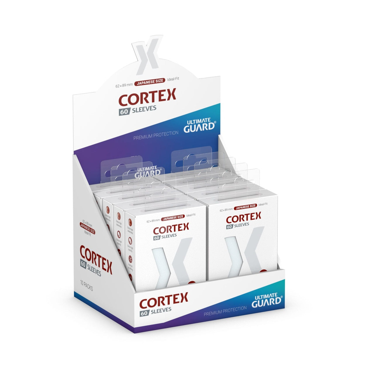 Image produit Ultimate Guard Cortex Sleeves format japonais (60) - Transparent